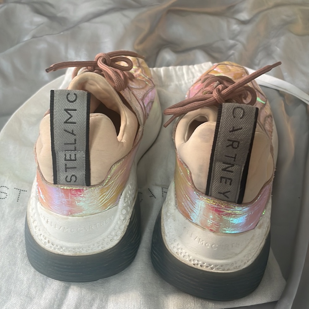 STELLA MCCARTNEY Holographic Eclypse 50 Sneakers Size 41 or 11 - Picture 5 of 12